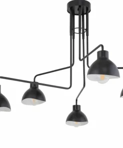 Sale Sklep Kaja Duża, czarna lampa sufitowa w stylu loftowym SIG 32451 z serii HOLI