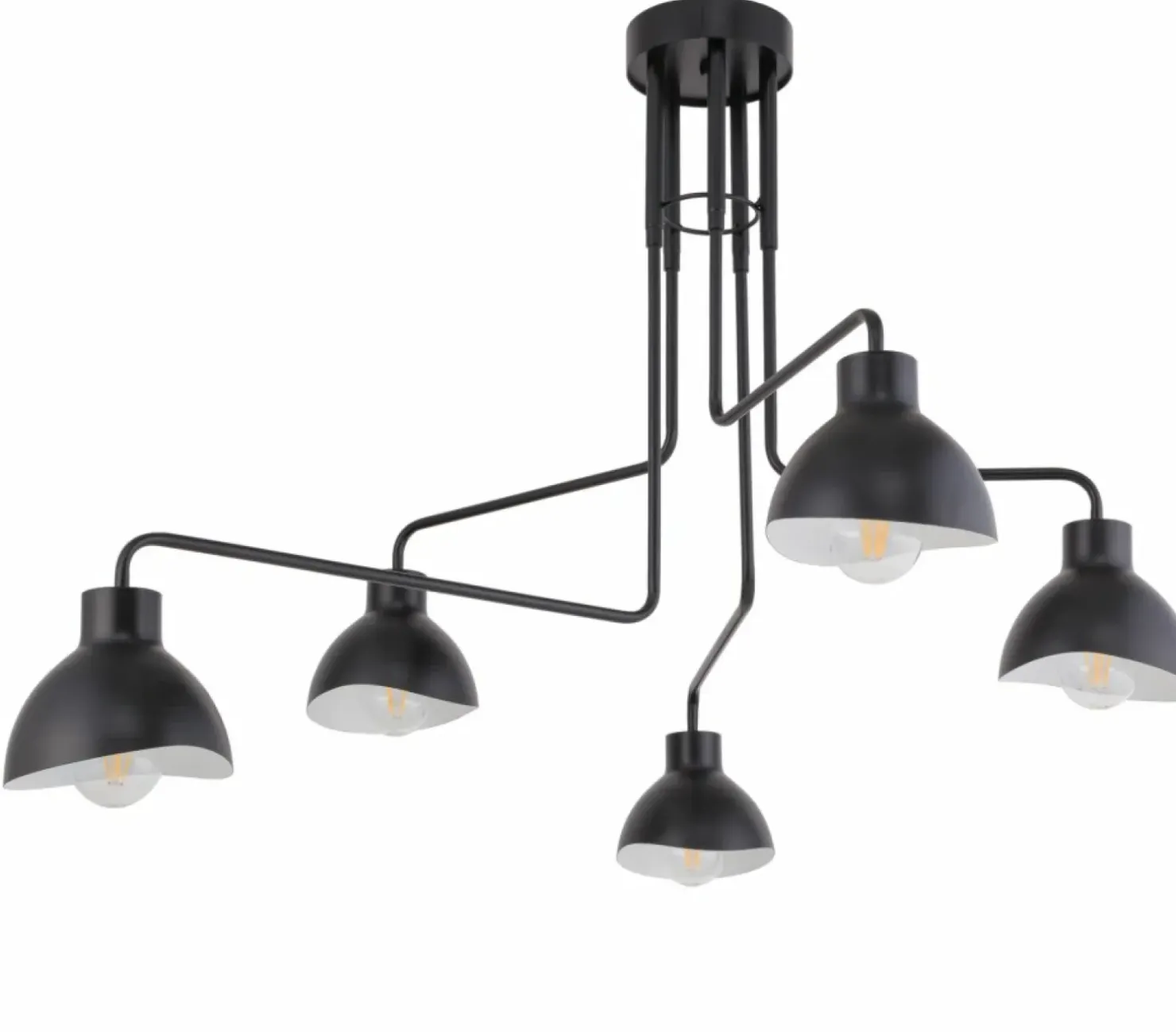 Sale Sklep Kaja Duża, czarna lampa sufitowa w stylu loftowym SIG 32451 z serii HOLI