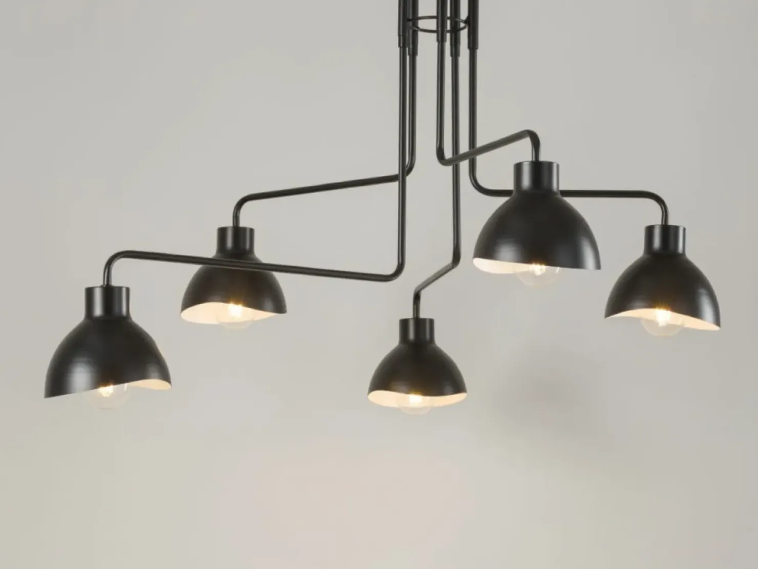 Sale Sklep Kaja Duża, czarna lampa sufitowa w stylu loftowym SIG 32451 z serii HOLI