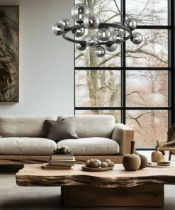 Cheap Sklep Kaja Duża, czarna lampa wisząca, koło z kloszami ML0334 MILA | Kaja