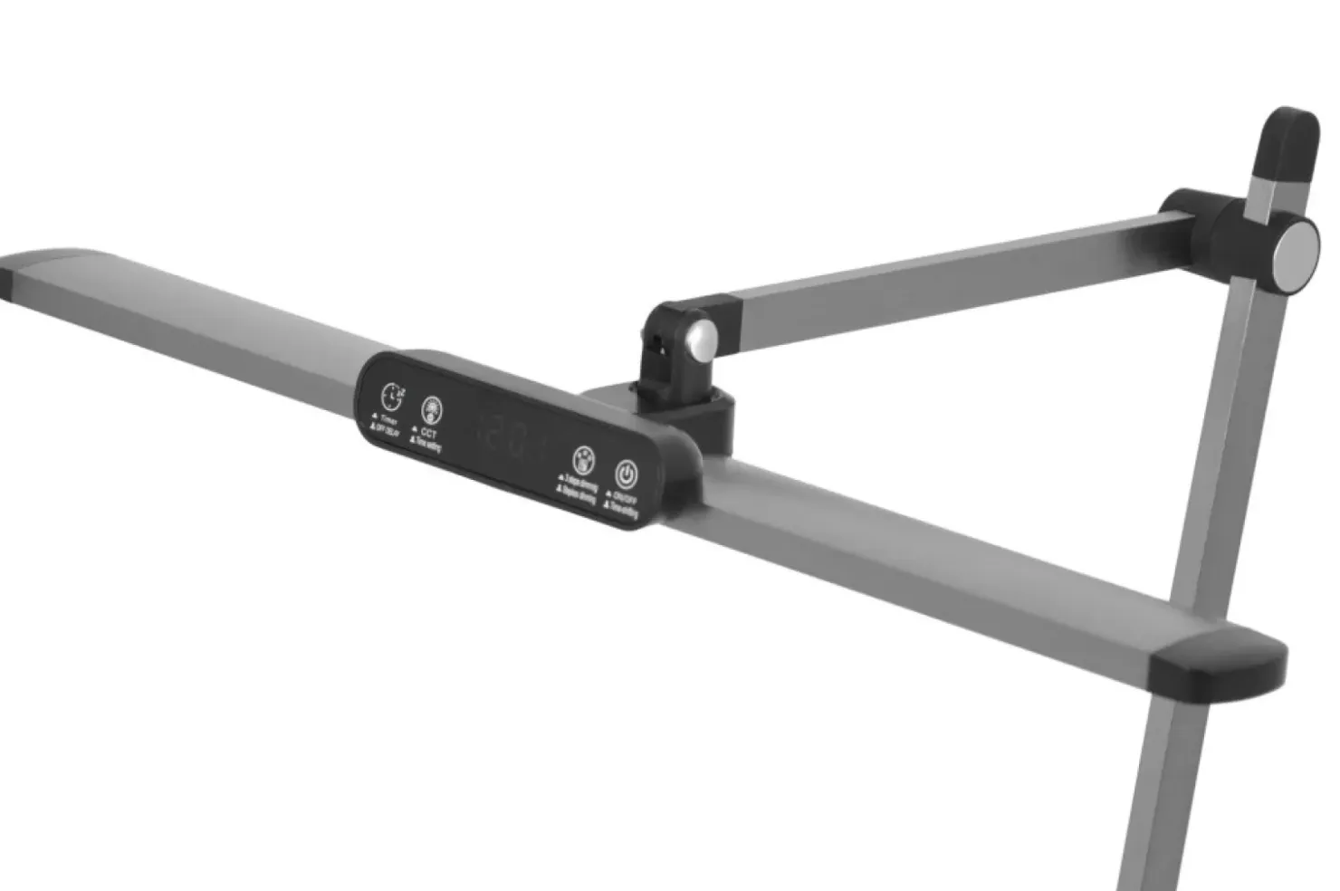 Duża, kreślarska lampa biurkowa, LED 12W K-BL1321 GRAFIT z serii ARES*Sklep Kaja Cheap