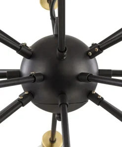 Sale Sklep Kaja Duża lampa wisząca bez kloszy T546PL-18B JACKSON | Kaja Oświetlenie czarny