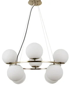 Best Sale Sklep Kaja Duża lampa wisząca modern classic PND-33453-4-4-ABR z serii LAROSA