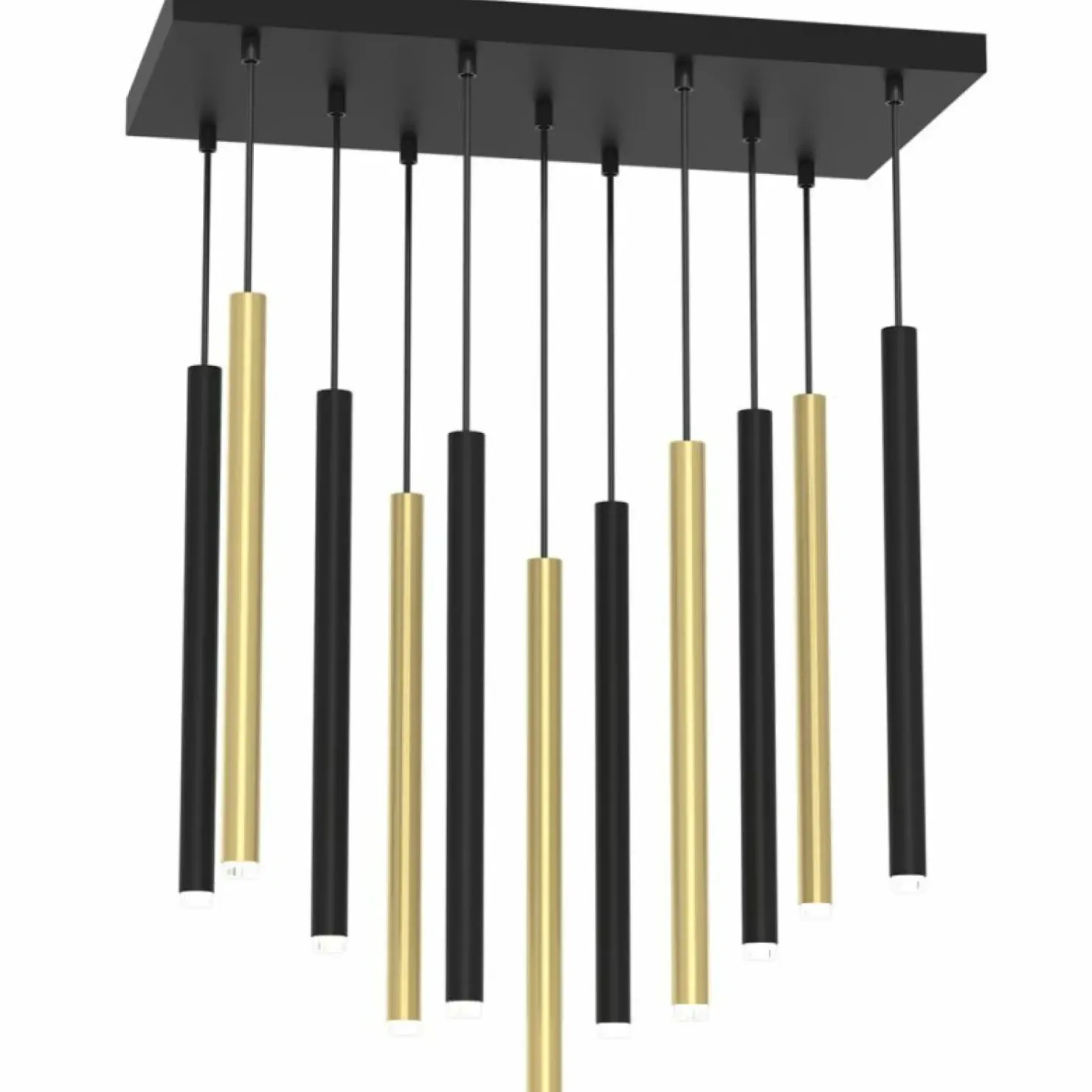 Sale Sklep Kaja Duża lampa wisząca z kolorowymi tubami MLP8845 MONZA | Kaja