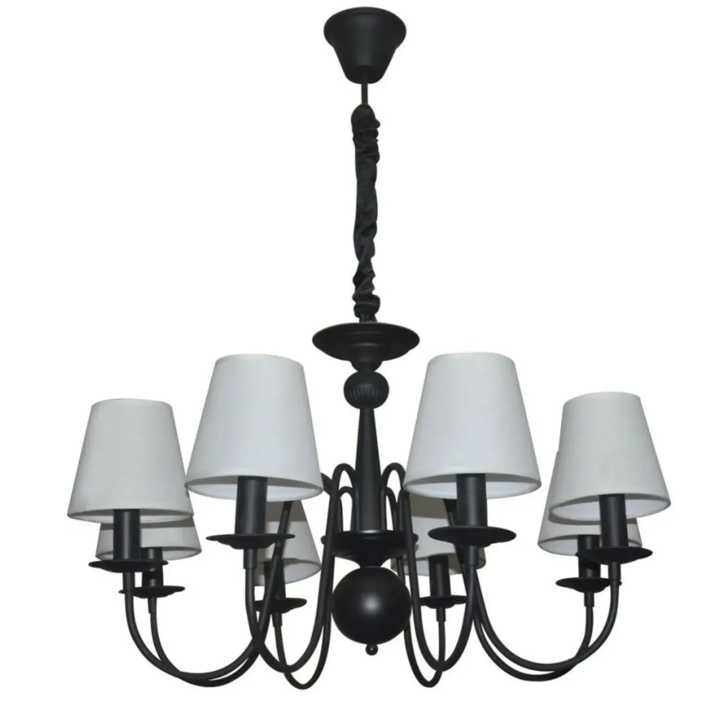 Duża lampa z klasycznymi abażurami LP-88439/8P WERONA | Kaja*Sklep Kaja Hot