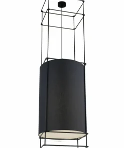 Flash Sale Sklep Kaja Długa, abażurowa lampa wisząca - czarny 140cm ANT 9032 PAA | Kaja