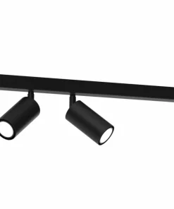 Shop Sklep Kaja Długa listwa sufitowa z 4 reflektorami MLP8797 HUDSON BLACK | Kaja