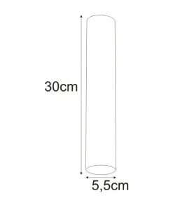Długi downlight natynkowy 30cm GU10 K-4406 MILE BLACK | Kaja*Sklep Kaja Store