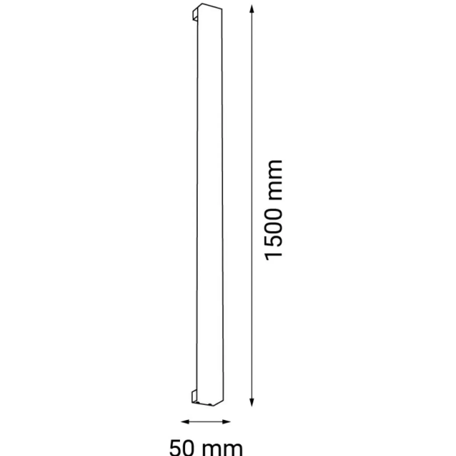 Długi, ledowy kinkiet do korytarza 150cm 4000K ANT 4018 HOSO | Kaja*Sklep Kaja Store
