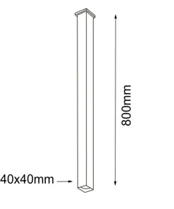 Długi spot natynkowy, lampa łazienkowa IP44 ANT 8076 DOHA | Kaja*Sklep Kaja Flash Sale