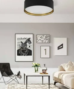 Duży, elegancki, abażurowy plafon ⌀60cm TK 3432 BILBAO | Kaja*Sklep Kaja Cheap