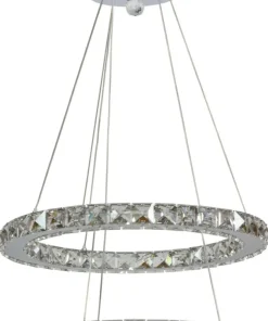 Flash Sale Sklep Kaja Dwie ledowe obręcze na zwisach 31-32515 LORDS | Kaja Oświetlenie chrom