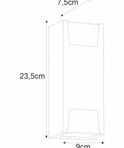 Dwukierunkowa, ogrodowa lampa ścienna K-8145 SLOT | Kaja Oświetlenie*Sklep Kaja Sale