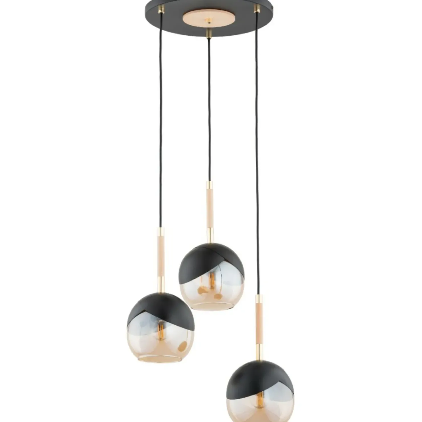 Cheap Sklep Kaja Dwukolorowa lampa wisząca z kloszami AL 62418 z serii MILTONA