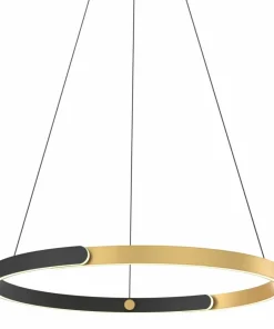 Discount Sklep Kaja Dwukolorowa obręcz LED na zwisie MD4417-1M-3BGD LINOS | Kaja