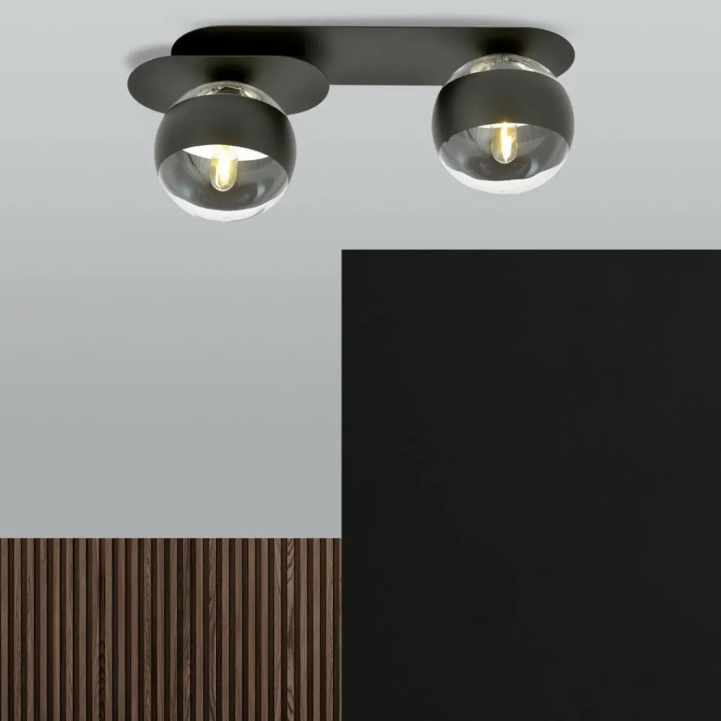 Dwupoziomowa lampa sufitowa na listwie 1121/2 PLAZA | Kaja Oświetlenie*Sklep Kaja Flash Sale