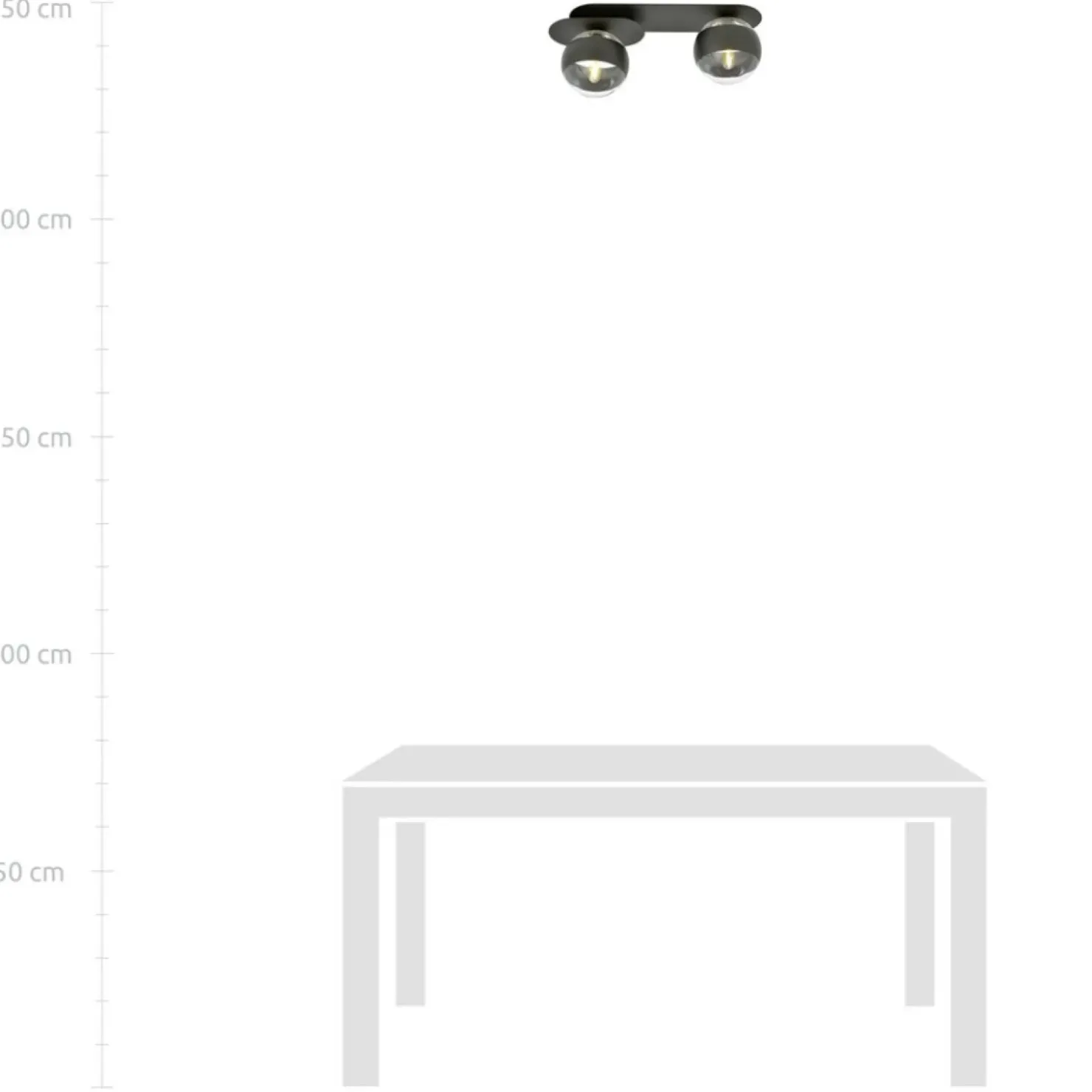 Dwupoziomowa lampa sufitowa na listwie 1121/2 PLAZA | Kaja Oświetlenie*Sklep Kaja Flash Sale