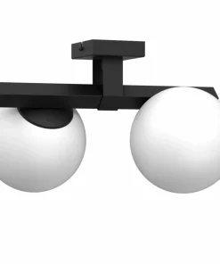 Dwupunktowa, czarna lampa sufitowa do holu LX 4625 IDRIS | Kaja*Sklep Kaja Clearance
