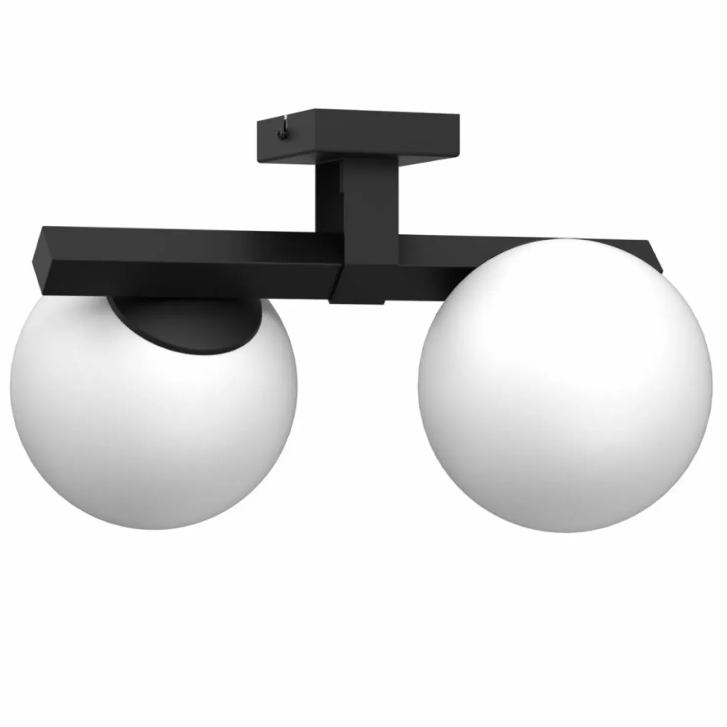 Dwupunktowa, czarna lampa sufitowa do holu LX 4625 IDRIS | Kaja*Sklep Kaja Clearance