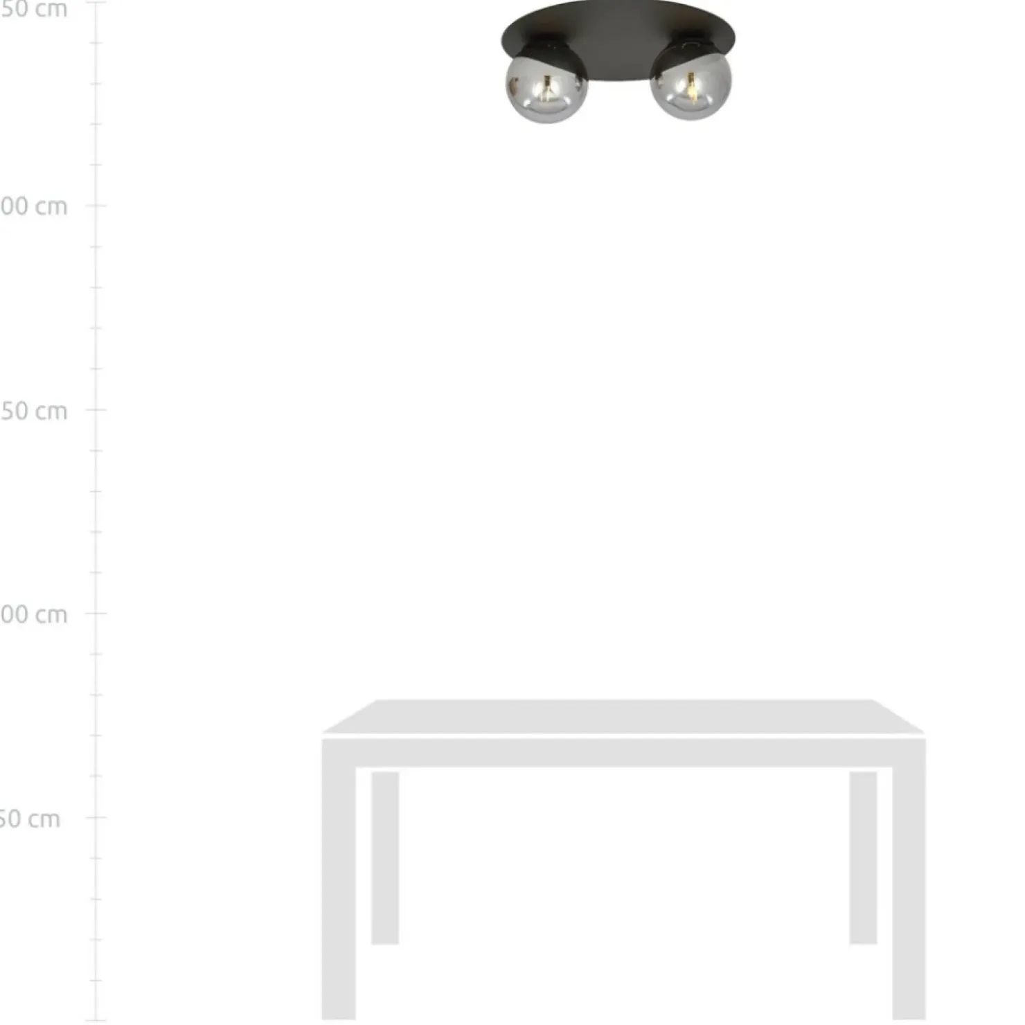 Dwupunktowa lampa sufitowa do korytarza 1128/2 SOLAR | Kaja*Sklep Kaja Flash Sale