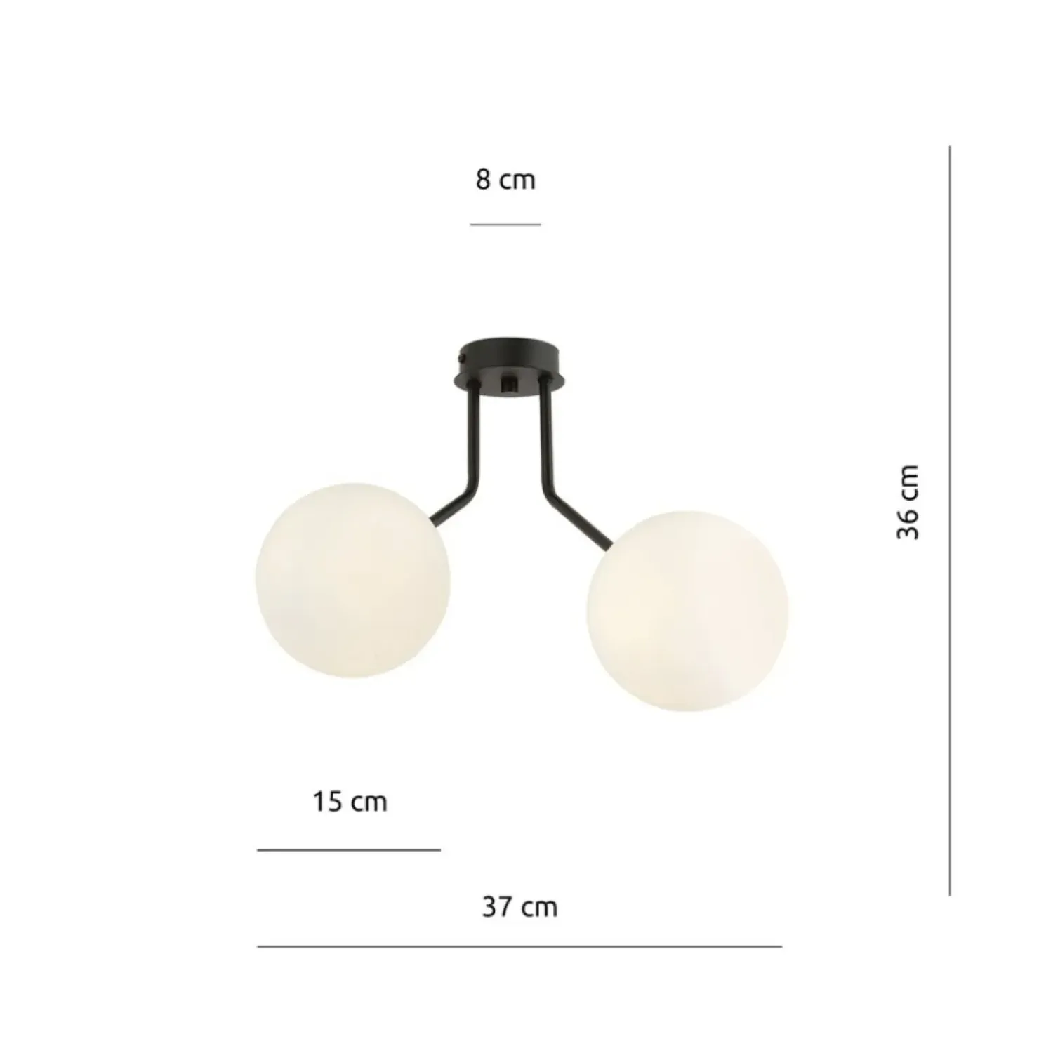 Best Sale Sklep Kaja Dwupunktowa lampa sufitowa do korytarza 1138/2 NOVA | Kaja Oświetlenie