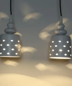 Dwupunktowa lampa z ozdobnymi kloszami 32-51929 HAMP | Kaja*Sklep Kaja Sale