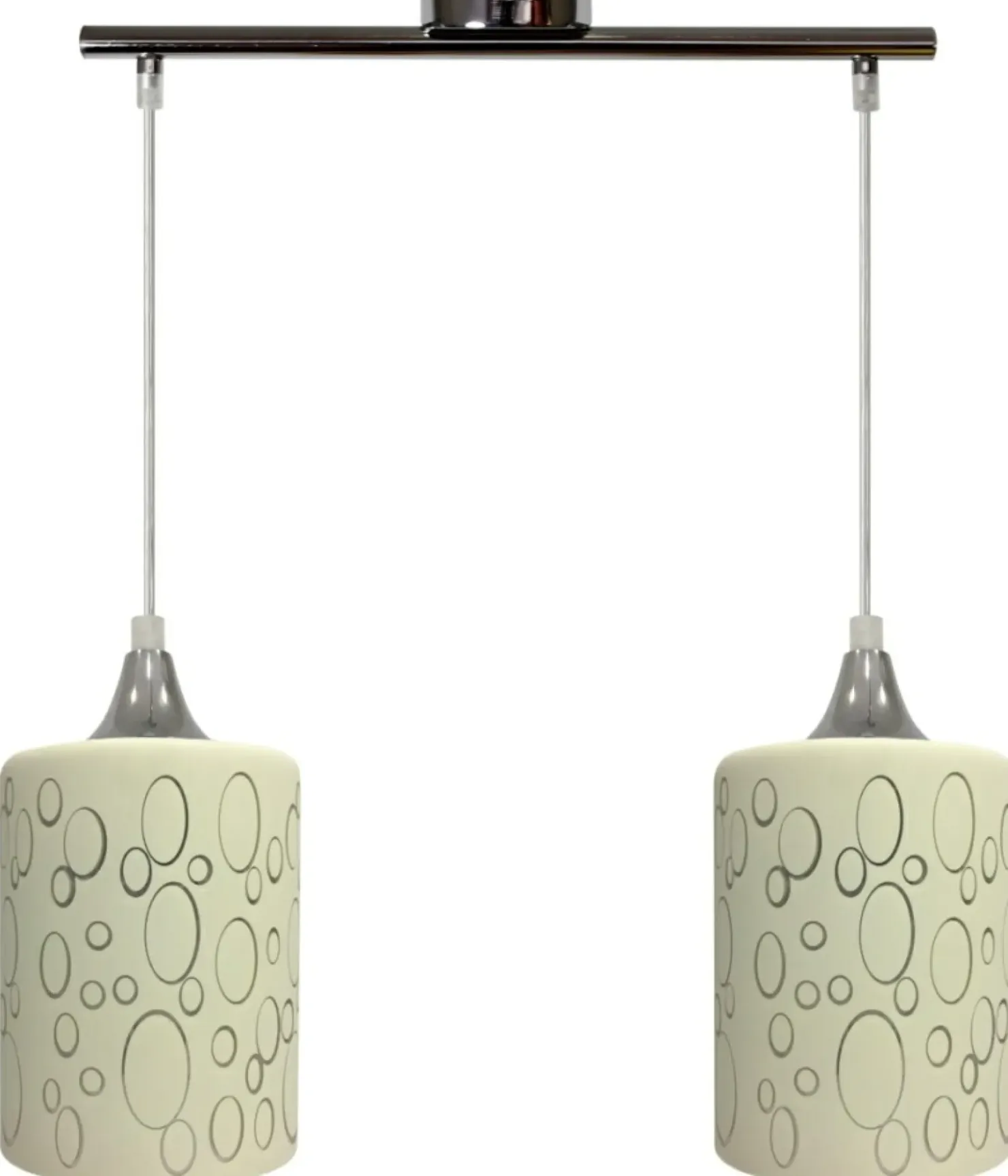 Dwupunktowa lampa z ozdobnymi kloszami 32-57761 SAND | Kaja*Sklep Kaja Best Sale