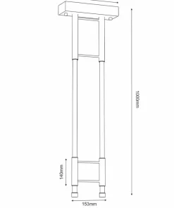 Clearance Sklep Kaja Dwupunktowa, ledowa lampa sufitowa 3000K ANT 9071 ALHA S | Kaja