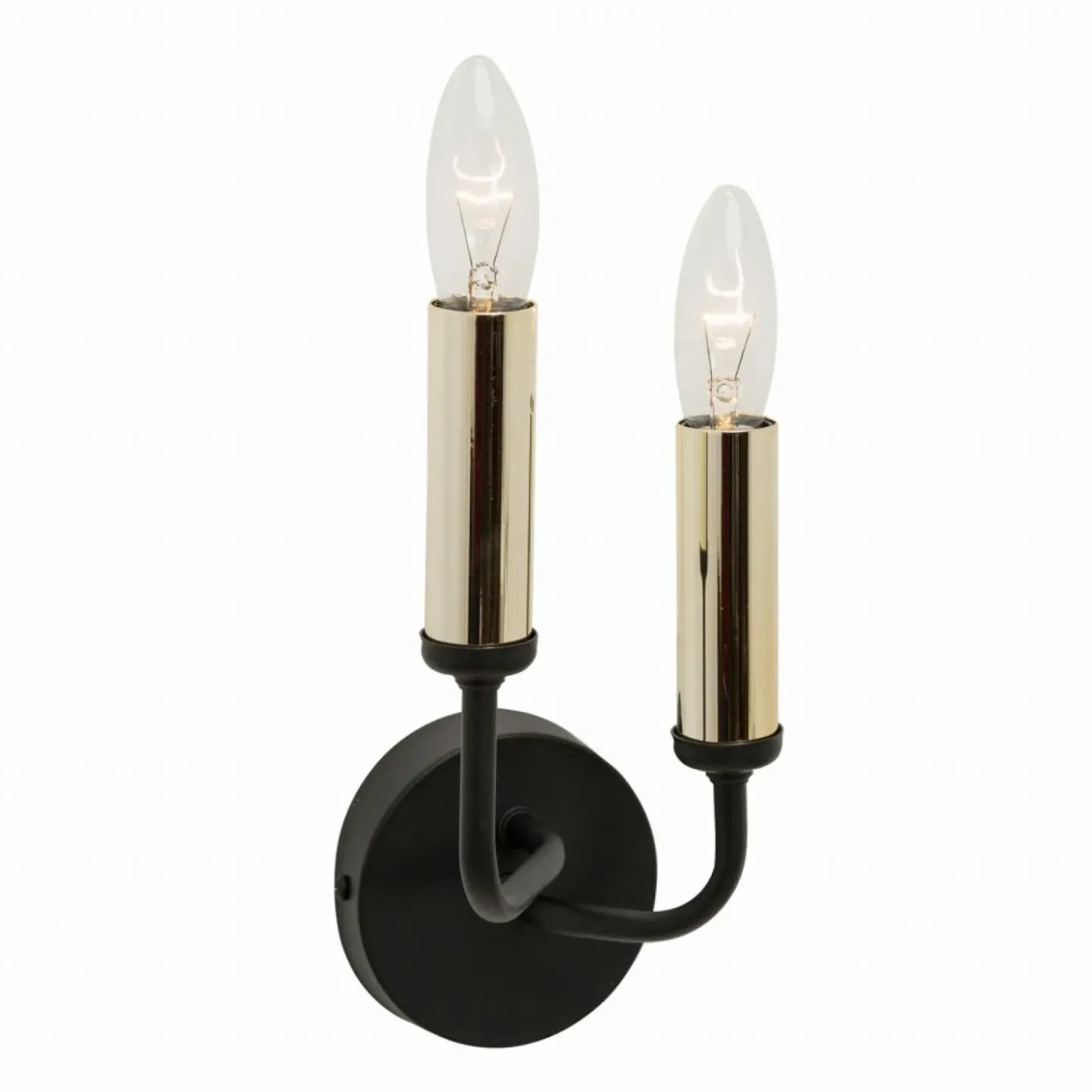 Dwupunktowa, prosta lampa ścienna 6222K-H02-06 AMPLI | Kaja*Sklep Kaja Store