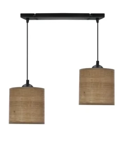 Dwupunktowa, rustykalna lampa wisząca nad stół 32-18328 LEGNO | Kaja*Sklep Kaja Sale