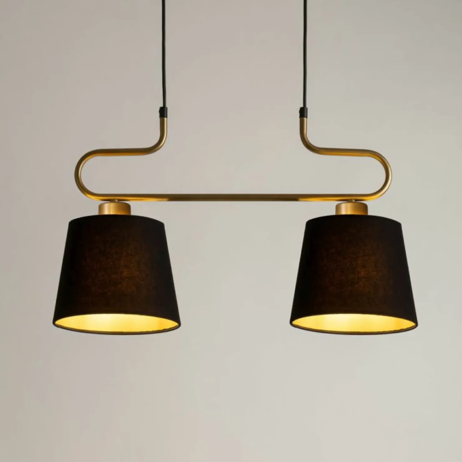 Best Sale Sklep Kaja Dwupunktowy, modernistyczny żyrandol SIG 40645 VOLUTTO | Kaja