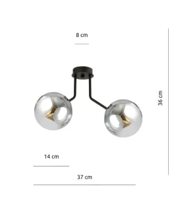 Best Sale Sklep Kaja Dwuramienna lampa sufitowa do korytarza 1140/2 NOVA | Kaja Oświetlenie