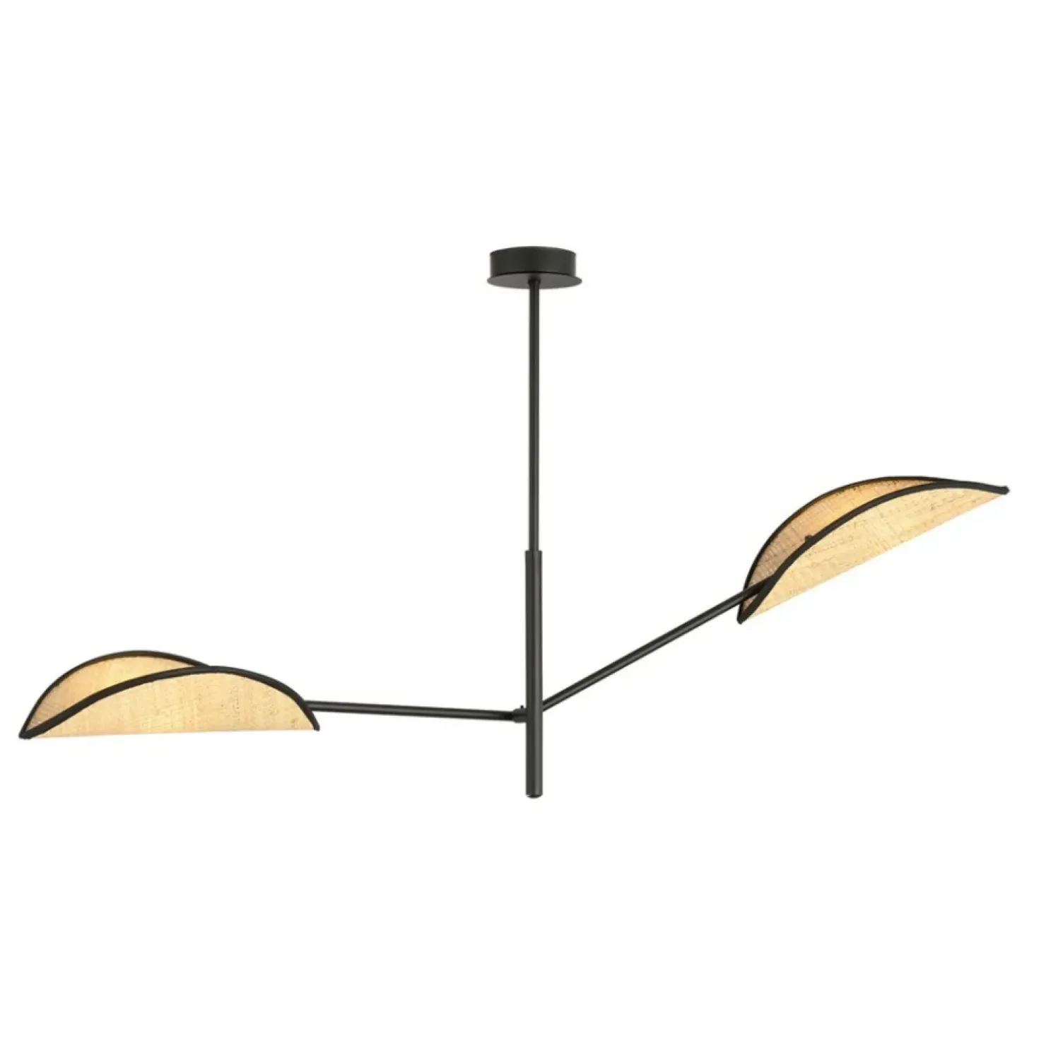Hot Sklep Kaja Dwuramienna, rustykalna lampa sufitowa 1160/2 VENE | Kaja Oświetlenie