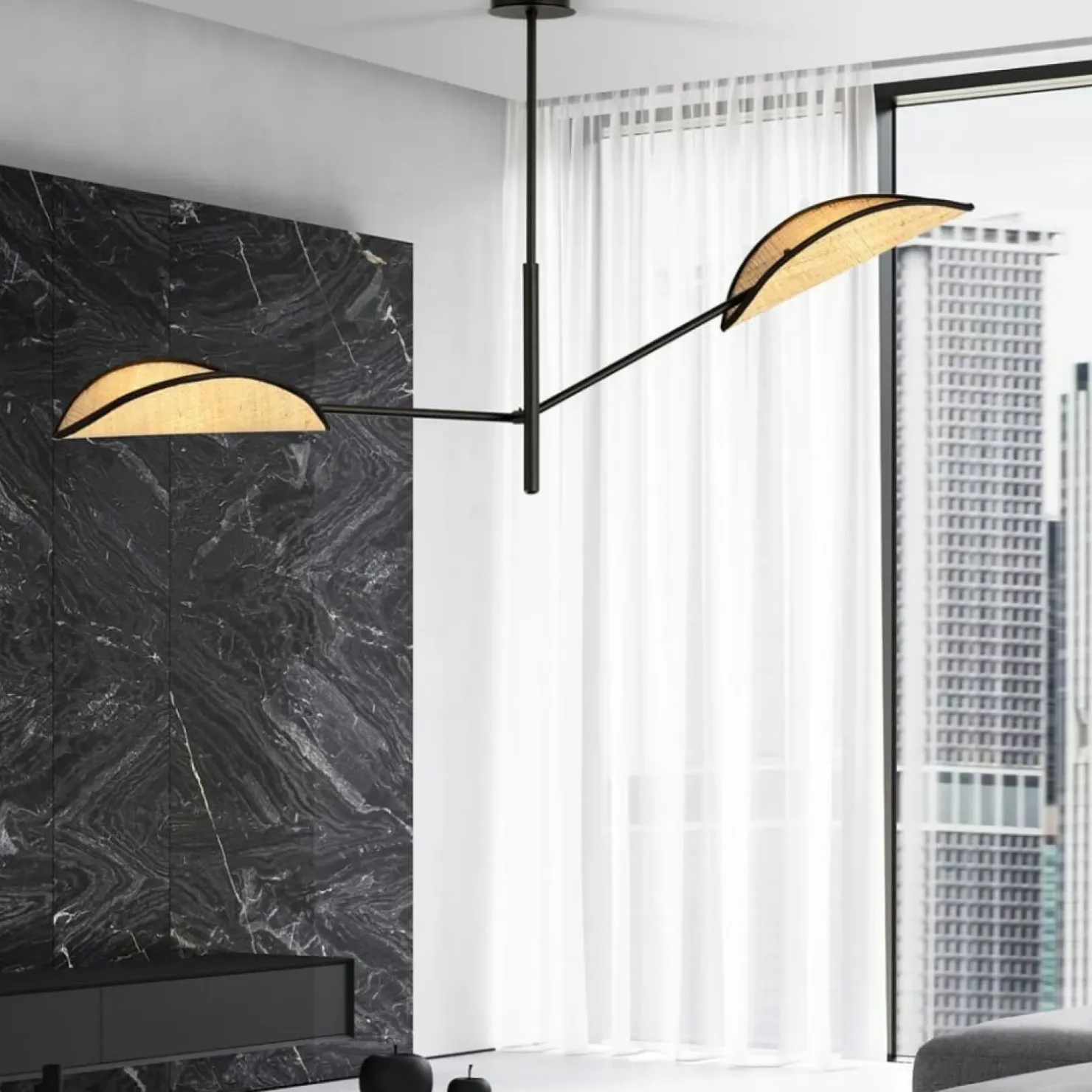 Hot Sklep Kaja Dwuramienna, rustykalna lampa sufitowa 1160/2 VENE | Kaja Oświetlenie