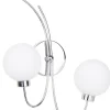 Dwuramienna, srebrna lampa ścienna 22-03317 AGAPANT | Kaja Oświetlenie*Sklep Kaja Flash Sale