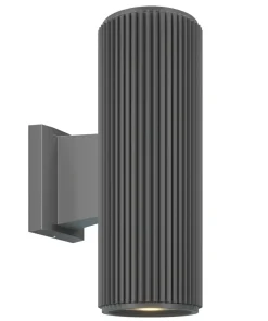 Dwustronna lampa elewacyjna typu tuba O419WL-02GR z serii RANDO | Kaja*Sklep Kaja Discount