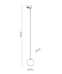 Dymiona lampa wisząca do listwy 1-fazowej TK 4926 TRACER | Kaja*Sklep Kaja Hot