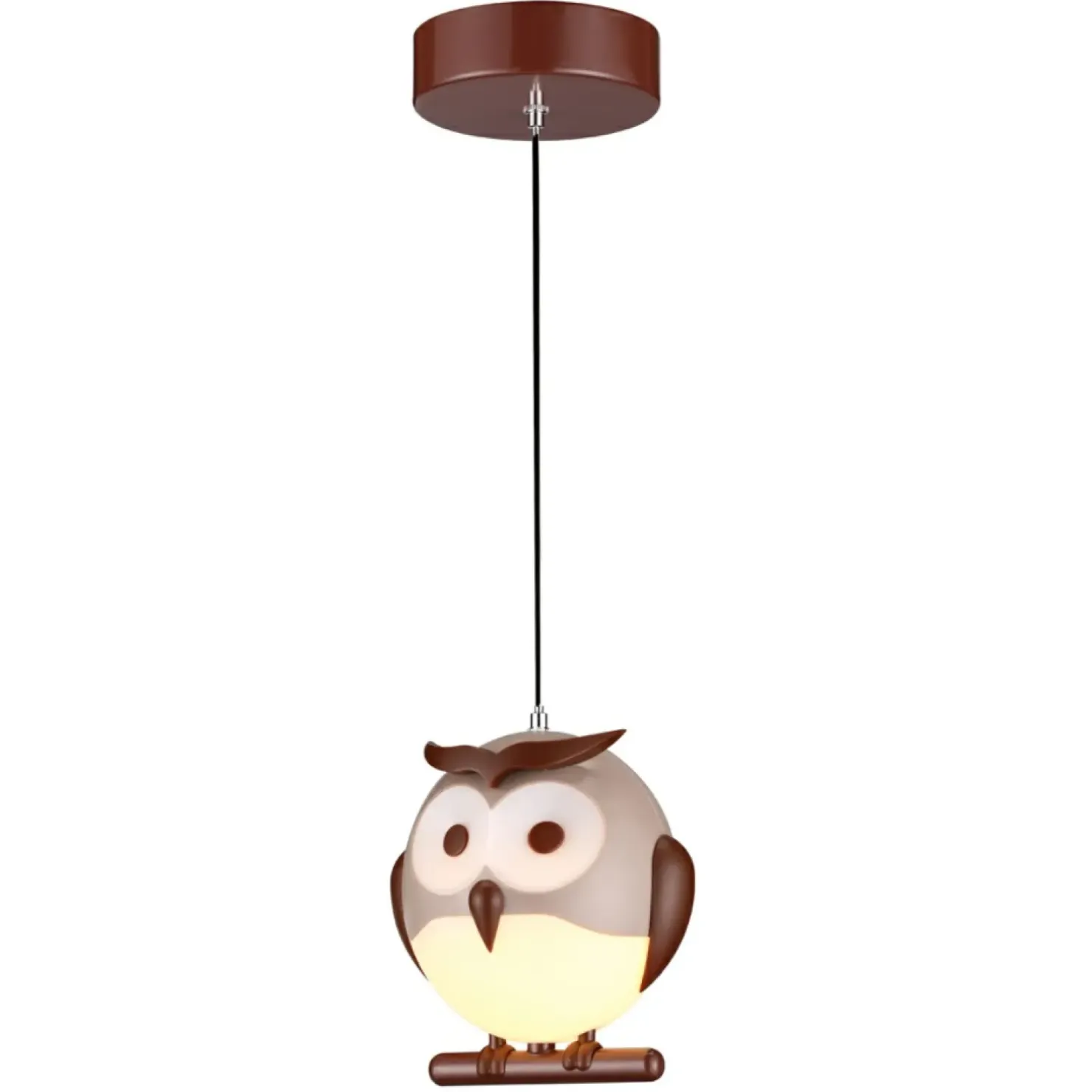 Shop Sklep Kaja Dziecięca, dekoracyjna lampa wisząca sowa ML243 OWL | Kaja Oświetlenie