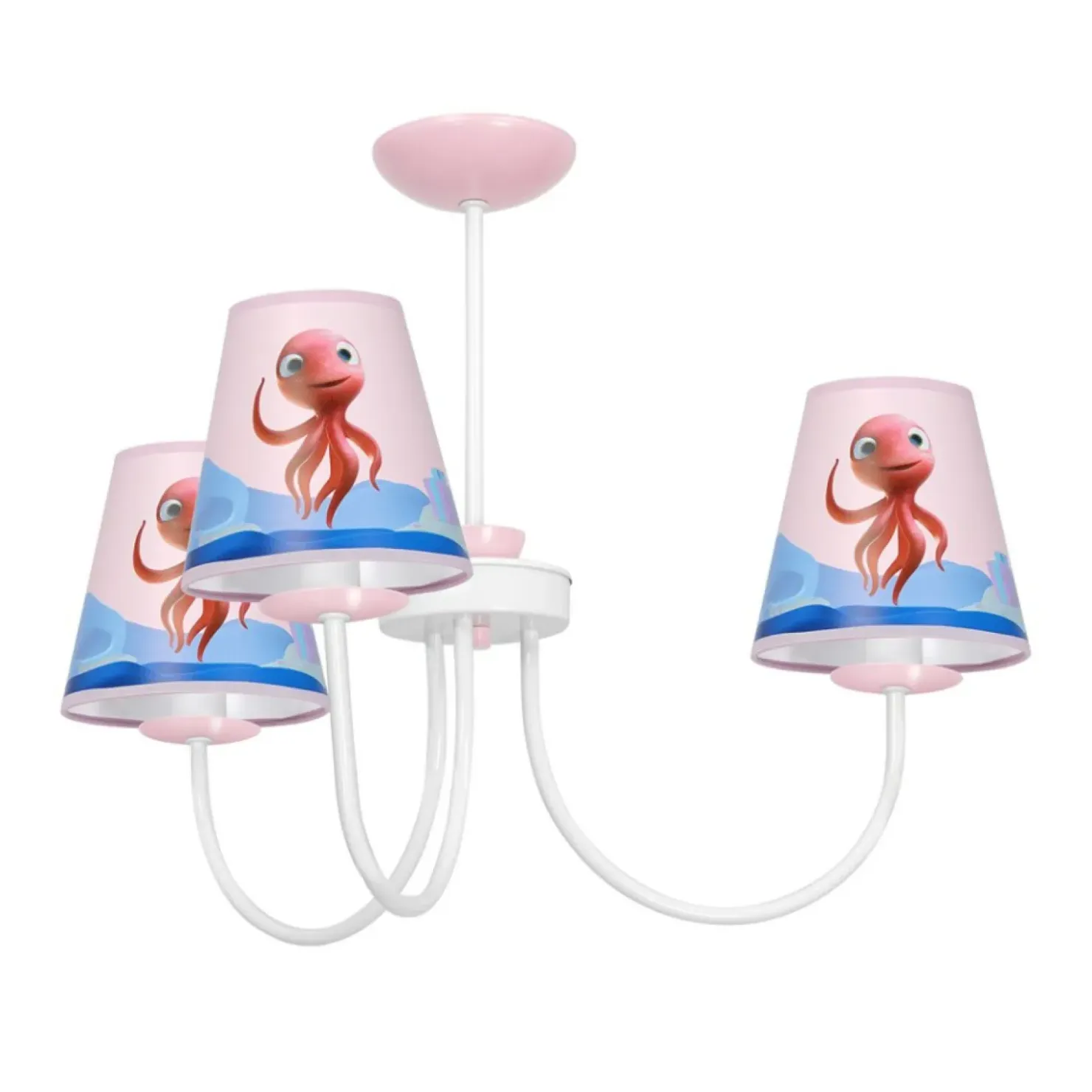Dziecięca lampa wisząca z rysunkami MLP6810 z serii OŚMIORNICA LOLA | Kaja Oświe*Sklep Kaja Outlet