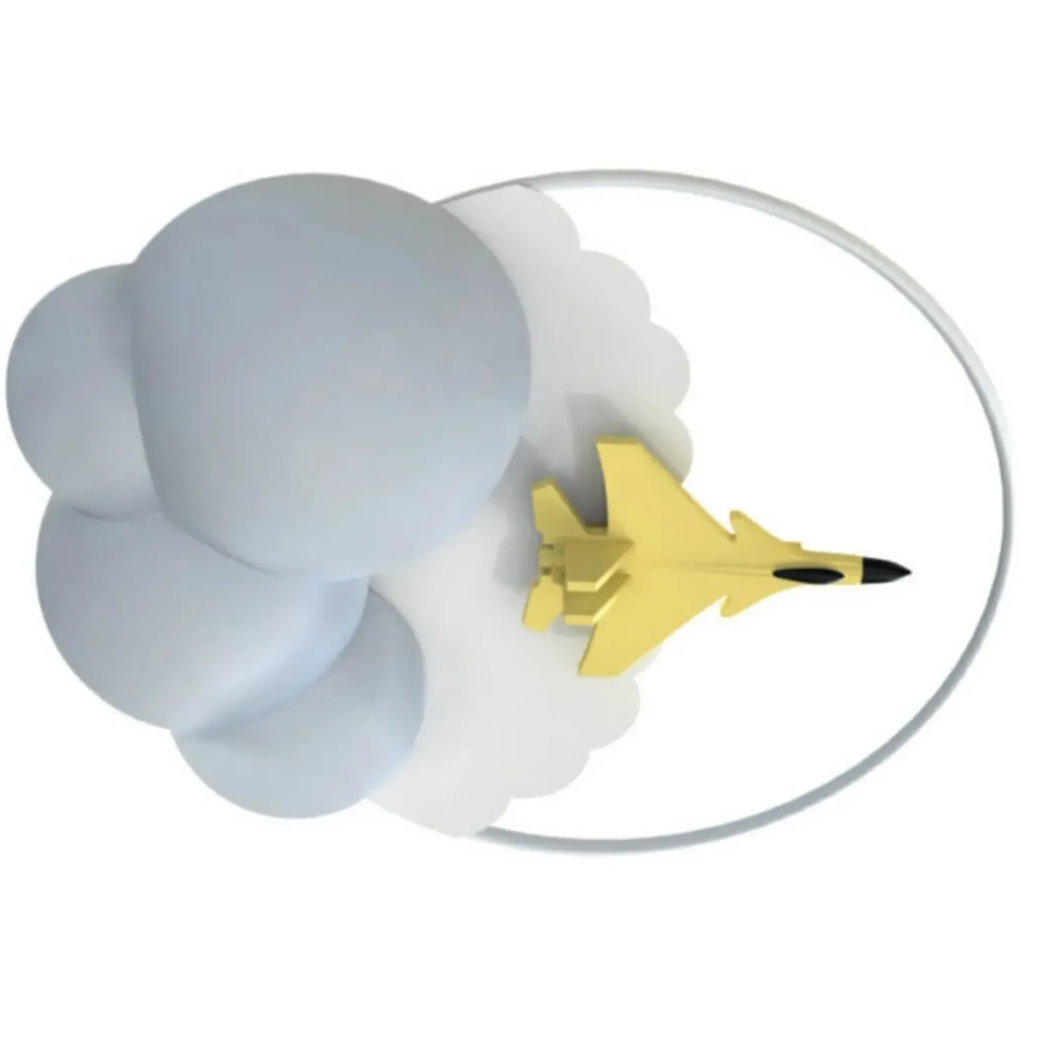 Dziecięca, ozdobna lampa sufitowa LED MX4024-1-3WT FOCUS | Kaja*Sklep Kaja Store