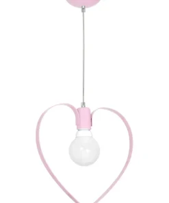 Online Sklep Kaja Dziewczęca, różowa lampa wisząca serce MLP9953 AMORE | Kaja