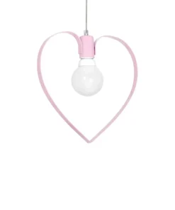 Online Sklep Kaja Dziewczęca, różowa lampa wisząca serce MLP9953 AMORE | Kaja