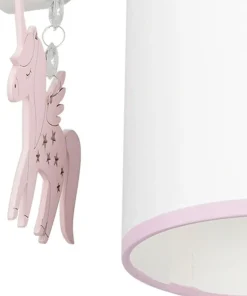 Dziewczęcy kinkiet ścienny z różowymi elementami MLP6489 z serii UNI | Kaja Oświ*Sklep Kaja Discount