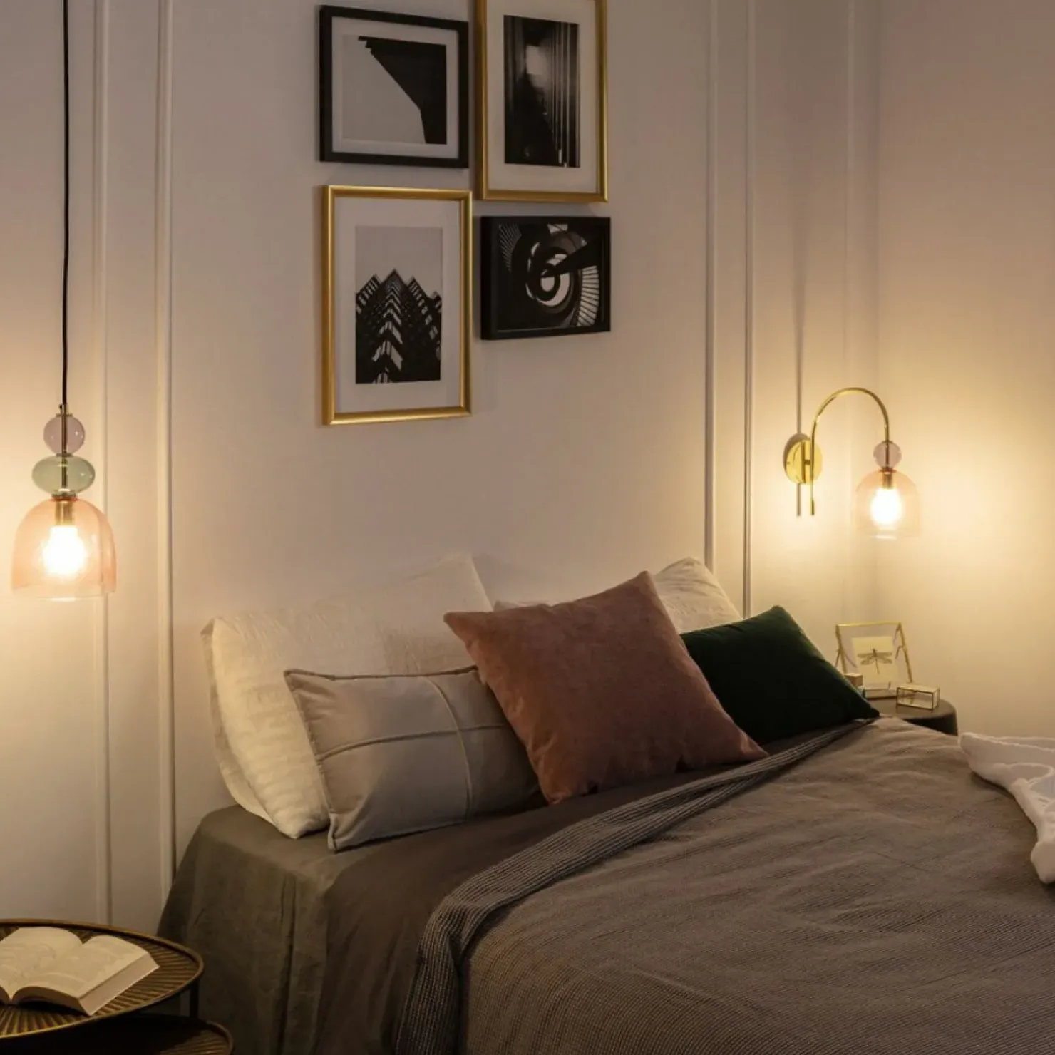 Discount Sklep Kaja Efektowna, kolorowa lampa wisząca ABR-KOLO2-Z KOLORENO | Kaja zielony