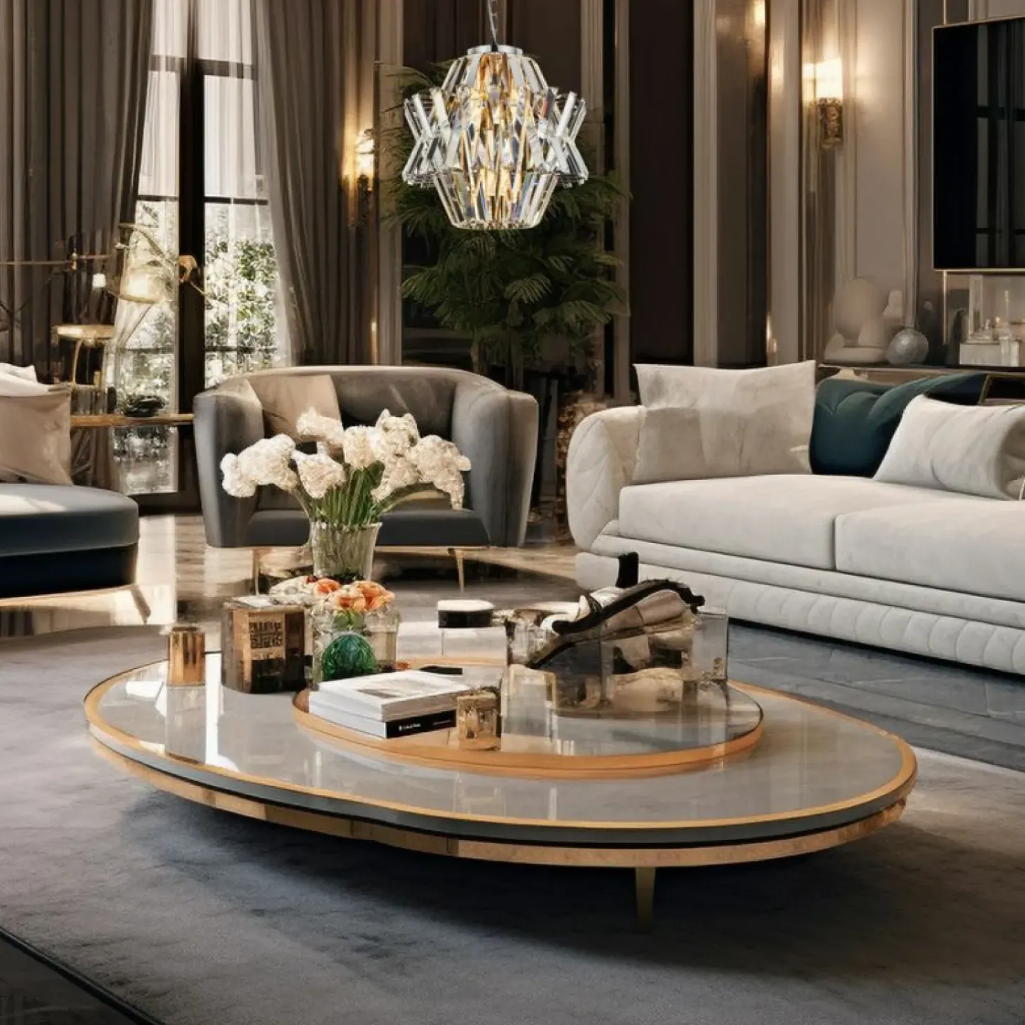 Best Sklep Kaja Efektowna, kryształowa lampa wisząca do sypialni ML0400 CROWN | Kaja