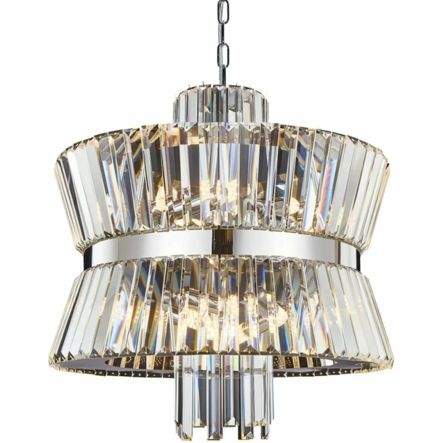 Clearance Sklep Kaja Efektowna, kryształowa lampa na łańcuchu ML0406 AURELIA | Kaja