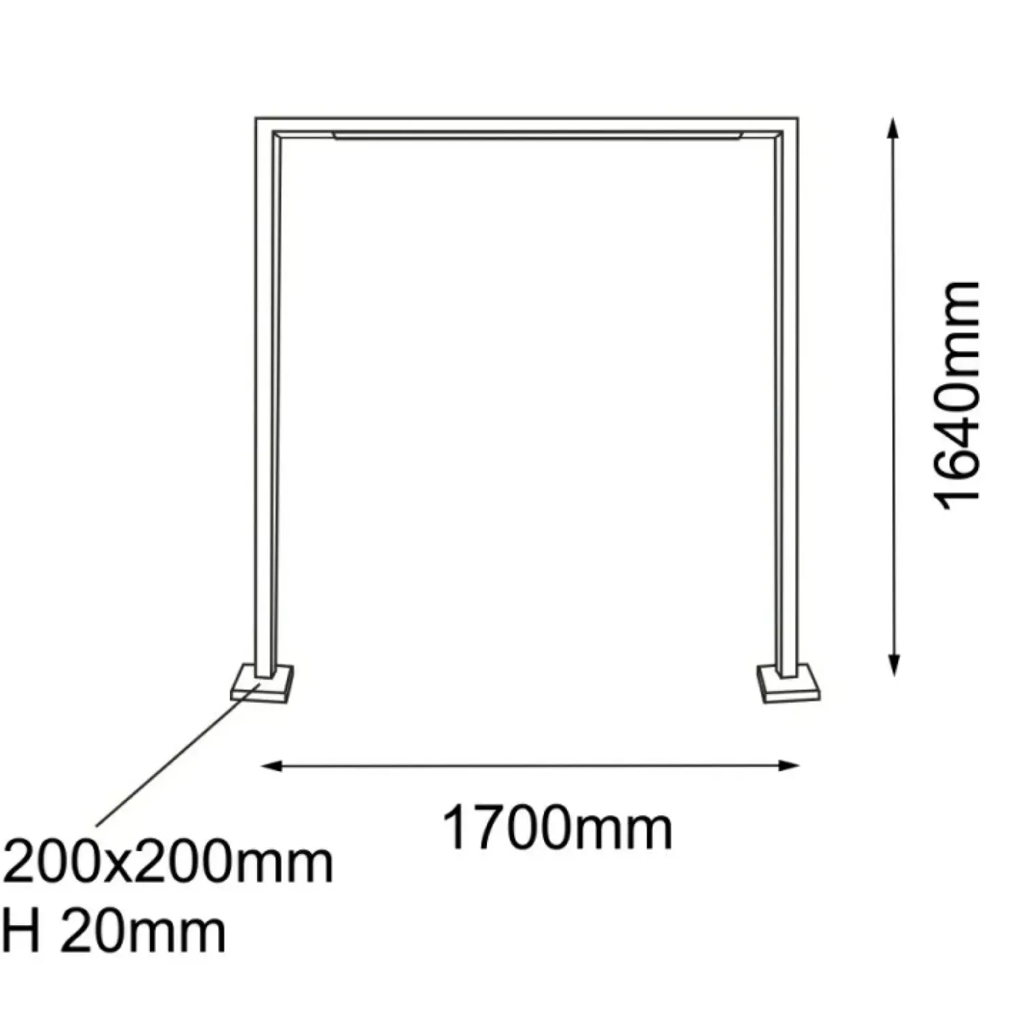 Efektowna lampa ogrodowa ramka 164cm ANT 9934 TAKETA | Kaja*Sklep Kaja Hot