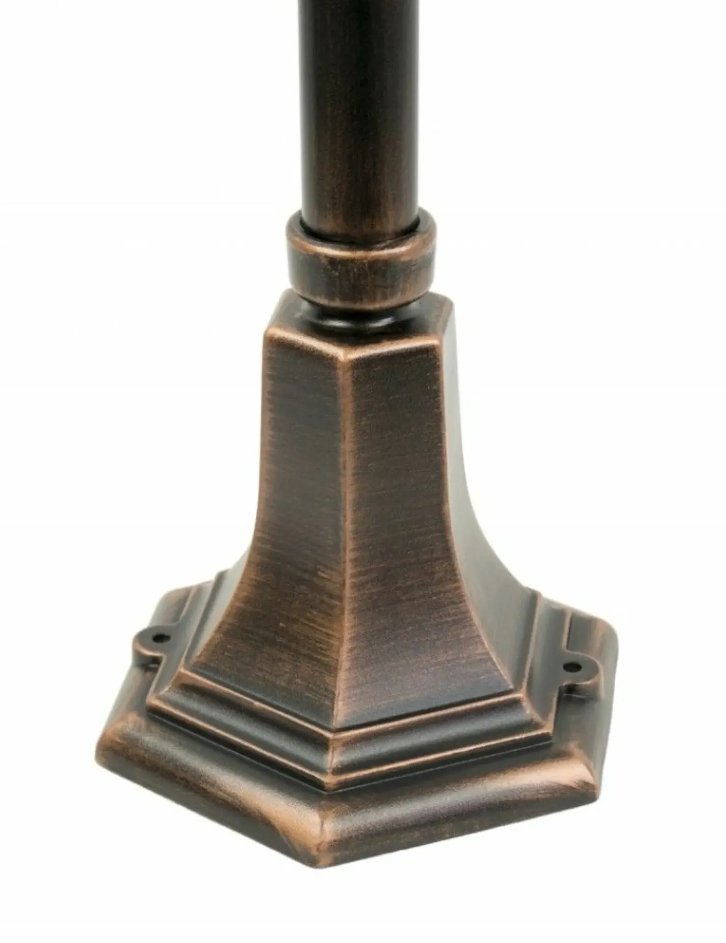 Efektowna lampa ogrodowa z kulistym kloszem K 5002/1/KPOl*Sklep Kaja Shop