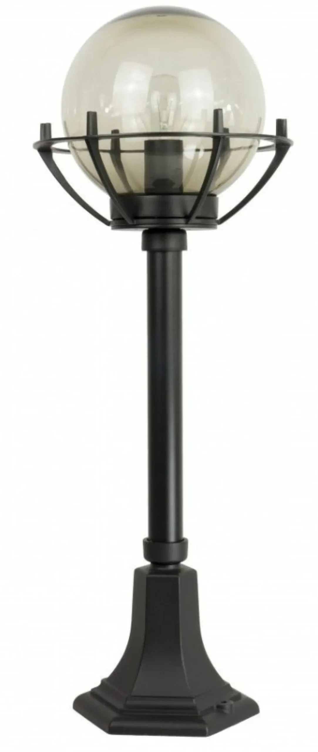 Efektowna lampa ogrodowa z koszyczkiem i kloszem K 5002/3/KPO*Sklep Kaja Shop