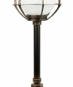 Efektowna lampa ogrodowa z koszyczkiem i kloszem K 5002/3/KPO*Sklep Kaja Shop